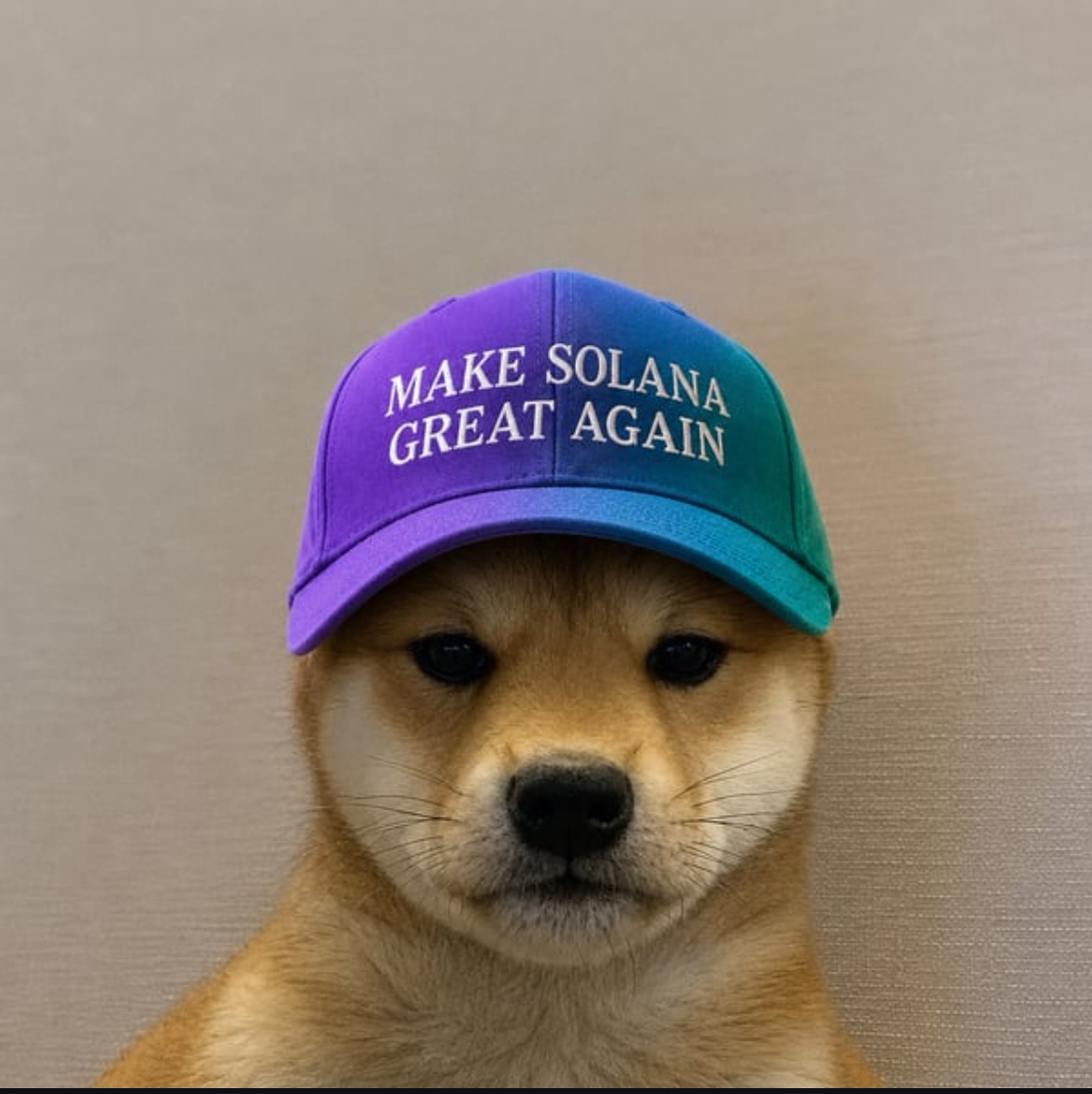 dog wif cap