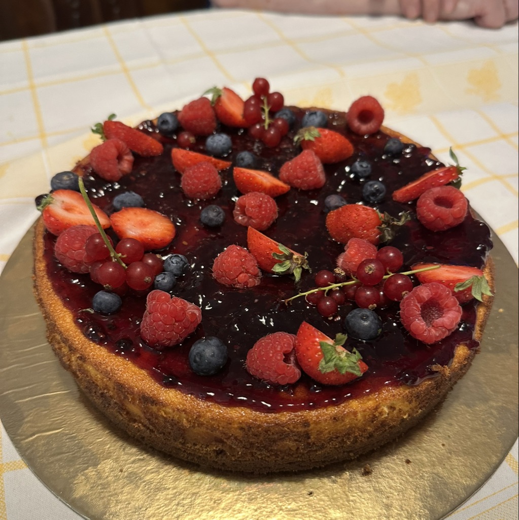 the cake