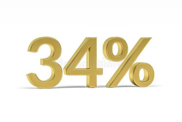 34percent