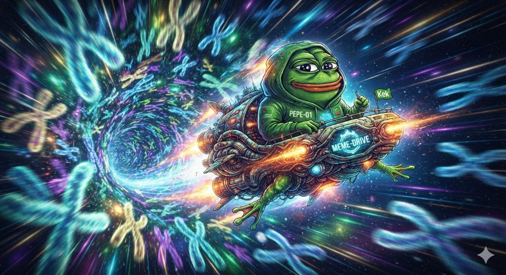 ROARING TIME TRAVEL PEPE