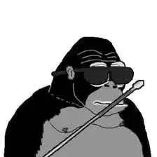 dont think just ape