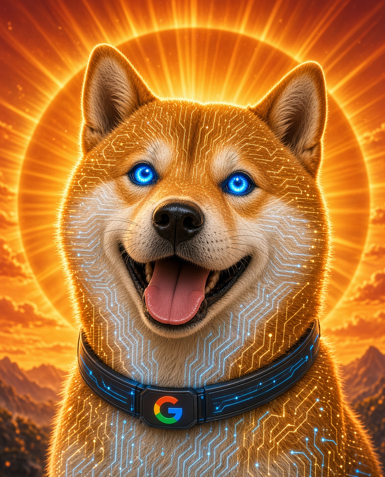 Rising sun inu