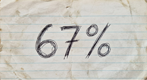 67%