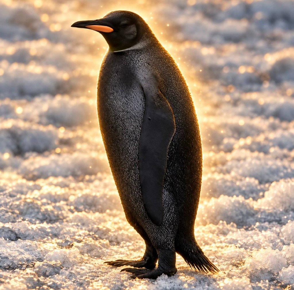 The Black King Penguin