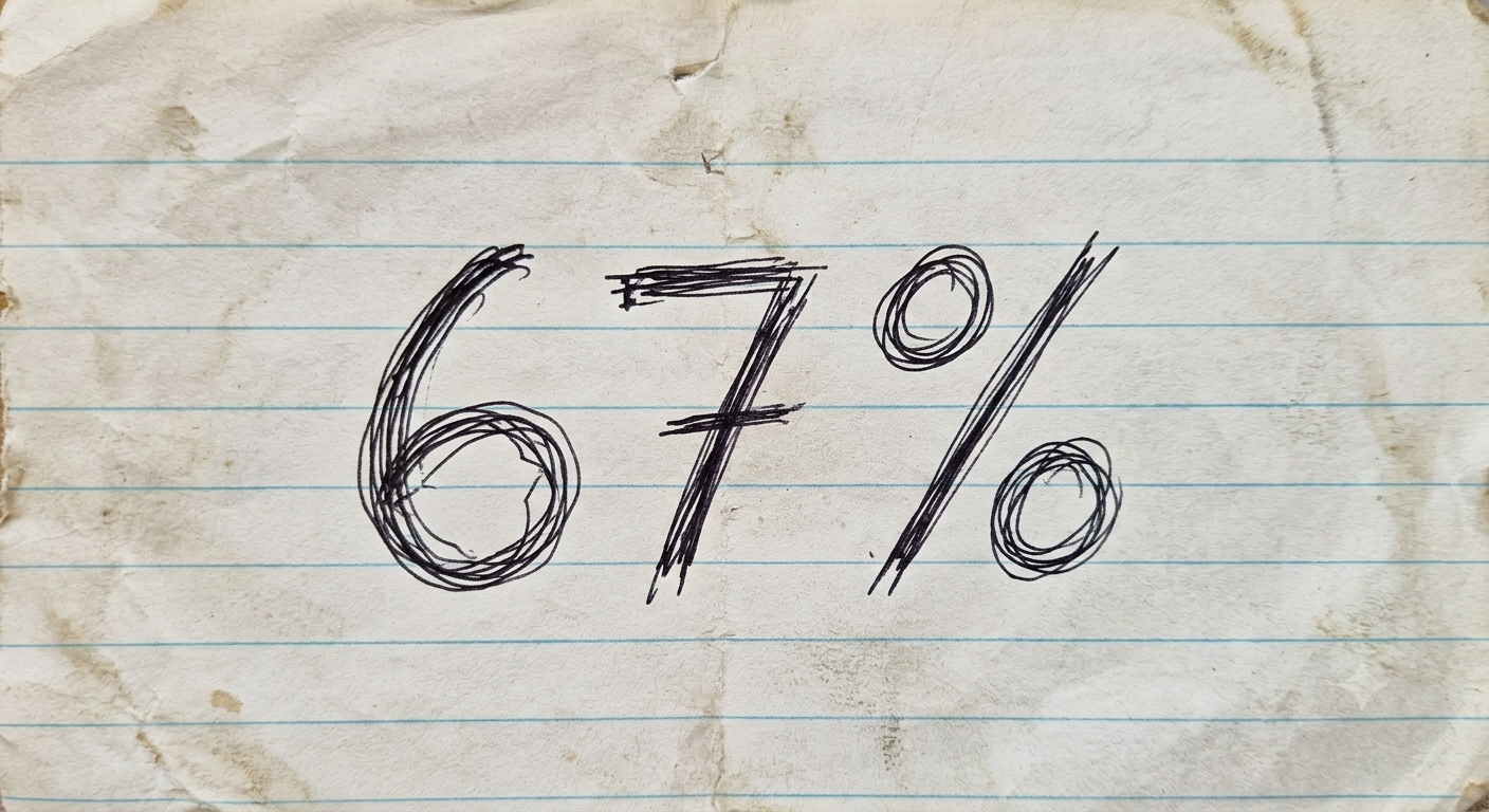 67%