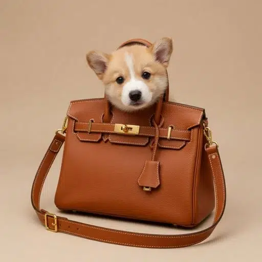Dog In Handbag