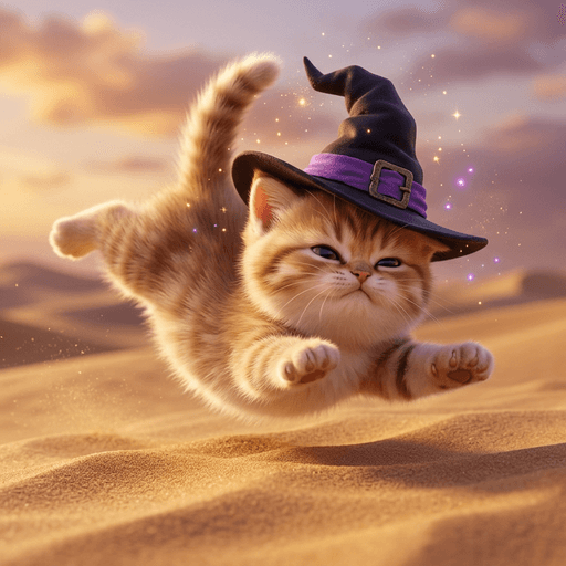 Sand Witch Kitten